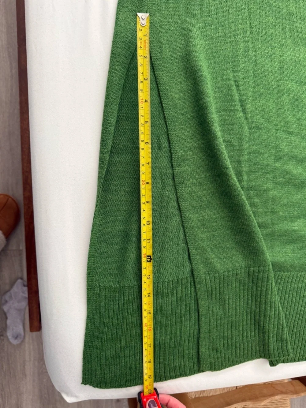 NWT STAUD Green Knit Polo Sweater| Size XL - Picture 7 of 8